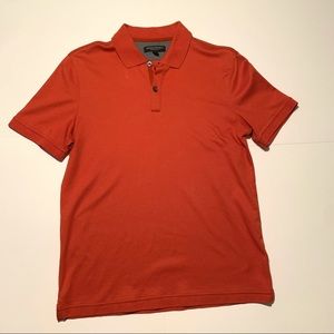 Banana Republic Men's Polo Shirt Orange Size Large